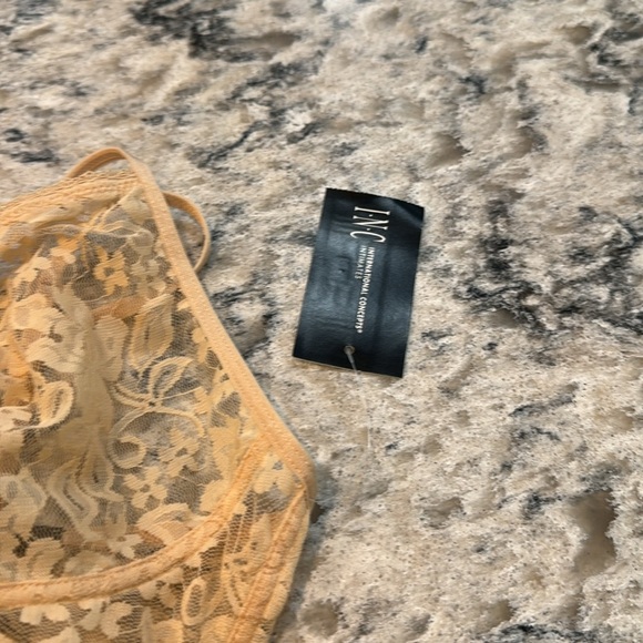 INC | Lace Bralette in Almond Latte Size LARGE - Picture 8 of 10